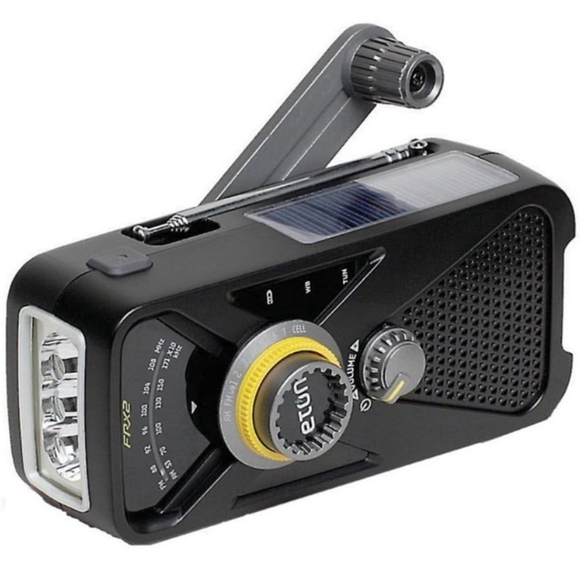 NWT Eton FRX2 Hand Turbine AM/FM Emergency Weather Radio + Solar - Picture 2 of 9
